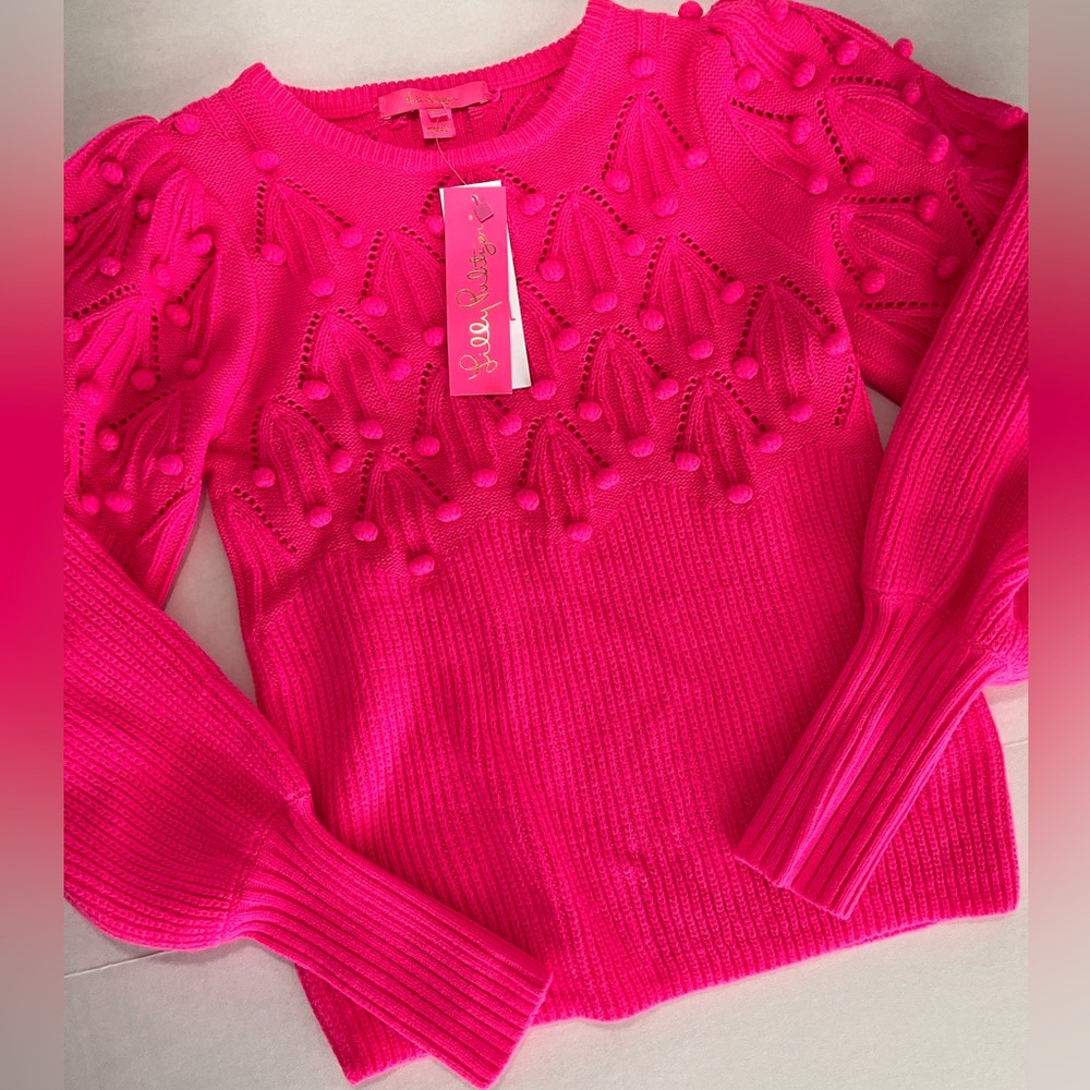 Lilly Pulitzer Neuve Sweater Hyper Pink